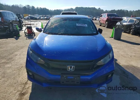 2020 Honda Civic Sport из США, поврежденный, VIN 19XFC2F84LE002551